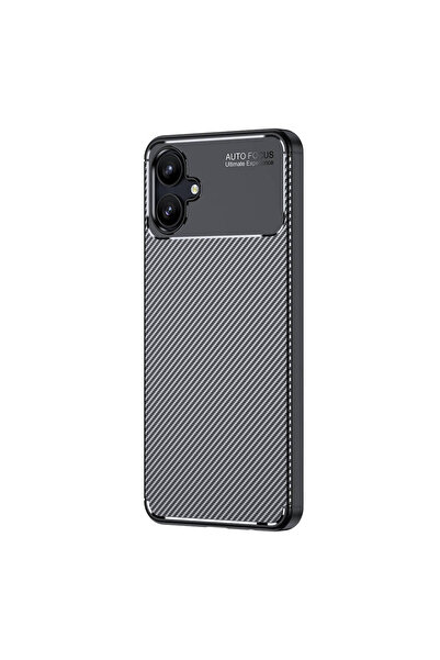 Aden Galaxy A06 Compatible Case Silicone Cover - Black