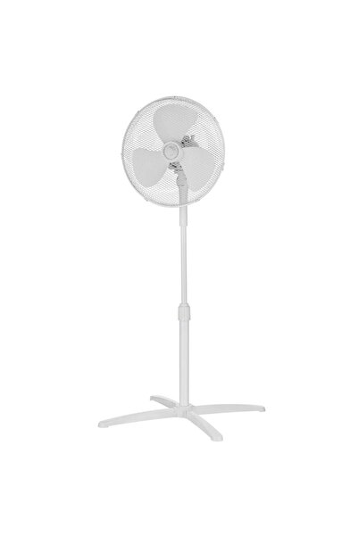 Midea FS 40-21 M Вентилатор на стойка, 40 см, 40 W, 3 степени на скорост, бял
