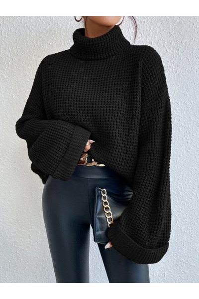 SÇLK TEKSTİL Πουλόβερ με υφή βάφλας