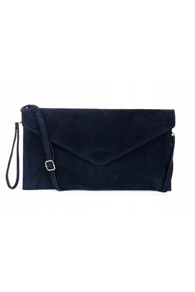 Other Italian Leather Suede Evening Clutch Bag