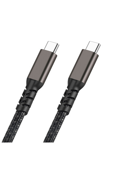 Aden Black 2Nd Generation Type-C to Type-C Usb3.2 Pd Data Cable 100W 20Gbps 4K@60Hz 3 Meters-Aden