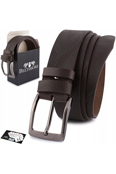 Other Curea bărbătească premium din piele, lățime 4 cm, clasică, piele integr...