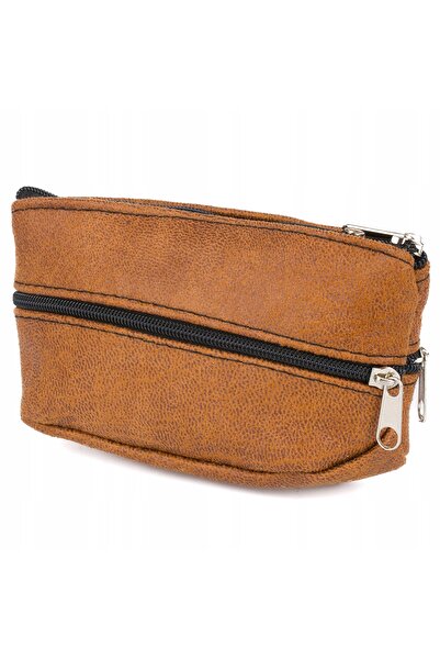 Other TOCĂ CHEIE mare din piele nubuc dublu-adezivă, cu 3 compartimente spați...