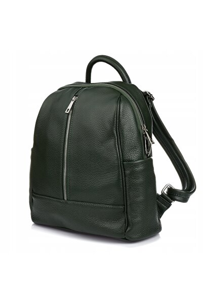 Other Leather Backpack A4 women's roomy solid Italian premium large solid leather