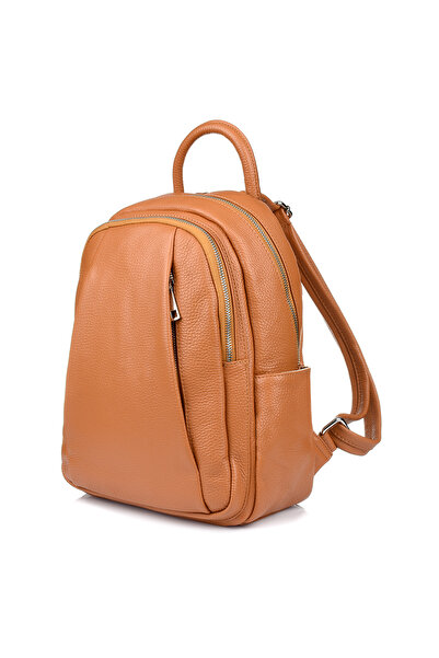 Other Leather Backpack A4 women's roomy solid Italian premium large solid leather
