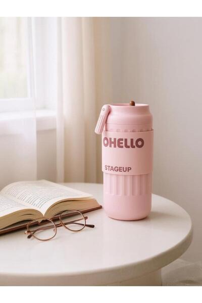 Shotay Fashion Steel Thermos Flask 460 ml Pink - Sht-St-8097