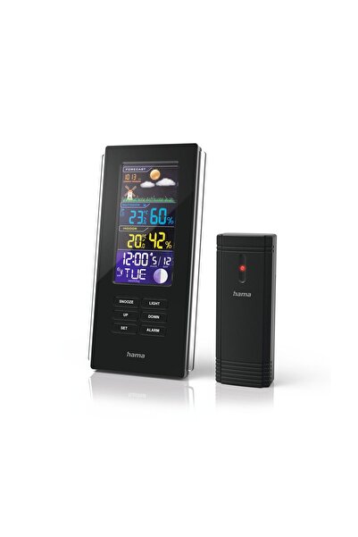 Other Stacja pogody Hama Color Edge termometru higrometru radiobudzik fazy ks...