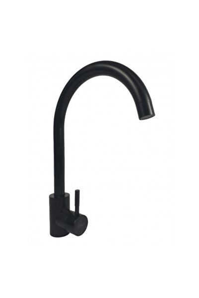 Mixxus SUS-011 BLACK Stainless Steel Kitchen Faucet, Single Lever, Fittings I...