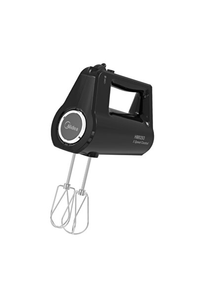 Midea HM0293 Hand Mixer, 400W, 5 speeds + Turbo, with stainless steel whisks, quick release, white