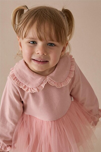 Bebetto İKİ İP ELBİSE (LITTLE CUTIE) PEMBE