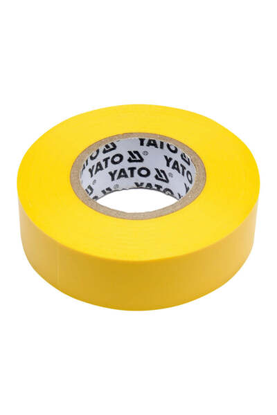 yato Bandă izolatoare galbenă 19 mm x 20 m x 0,13 mm – Durabilă și vizibilă