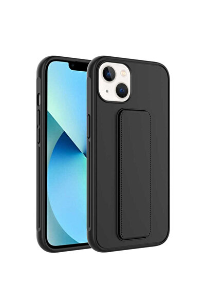 Aden iPhone 14 Plus Compatible Qstand Case-Black