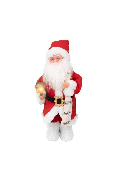 Somogyi Elektronic Figurina Mos Craciun interactiva KDD 35, cu felinar lumino...