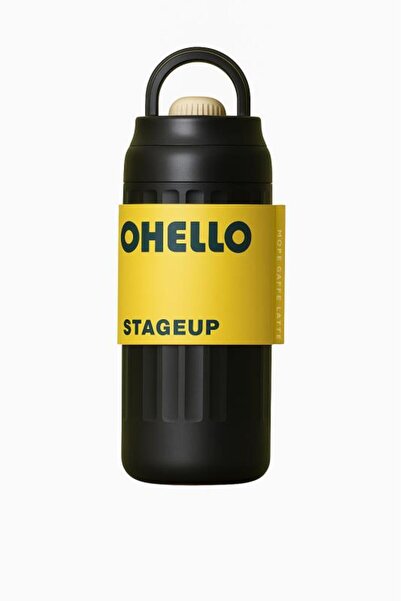 Shotay Fashion Steel Thermos Flask 460 ml Black - Sht-St-8097
