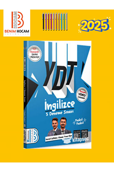 Ens Yayıncılık Benim Hocam Yayınları 2024-2025 Ydt İngilizce 5 Deneme Sınavı+Tablet Kalem