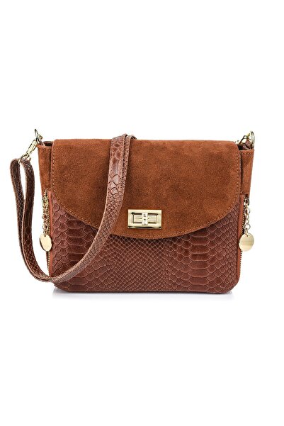 Other Geantă de mână din piele italiană, piele de șarpe