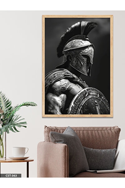 CeSht Ratnik gladijator jednodijelna slika u drvenom okviru