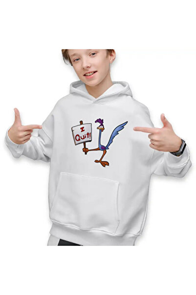 OEM Hanorac Copii Baieti Coiotul Strutul I Quit Renunt