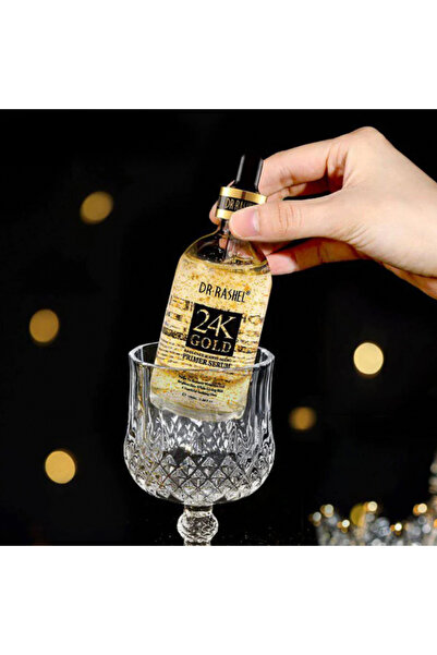 DR.RASHEL Ser anti-îmbătrânire cu aur de 24K, Ser cu strălucire și anti-îmbăt...