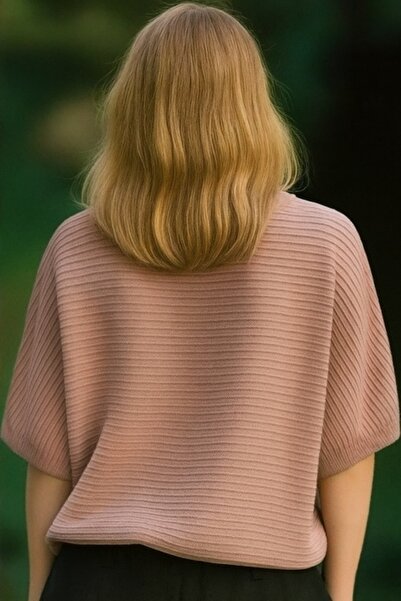 OEM Elegant powder pink sweater, M-L