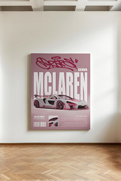 Kanvaspera McLaren Poster - Kanvas Tablo - Spor Araba Otomobil Yarış Modern D...