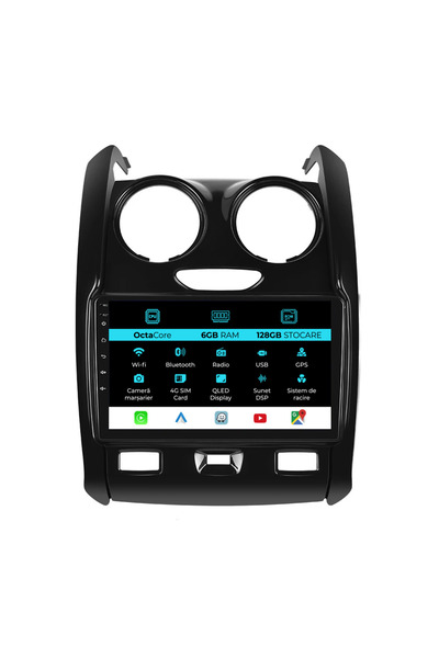 NavStore Navigatie Dedicata Dacia Duster (2010-2020), 9Inch, 6Gb Ram, 128Gb S...