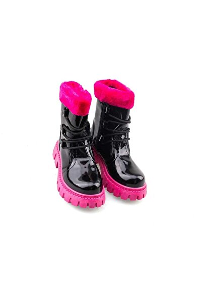 DerinHome Wawes 200 Cizme pentru fete, rezistente la apă, cu fermoar, piele n...