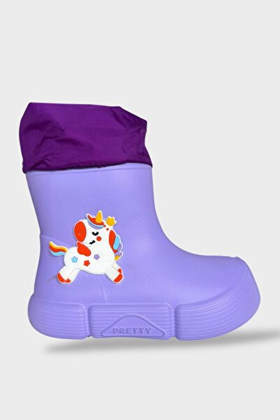 Liger Children's Winter Waterproof Rain Boots Lila - Purple