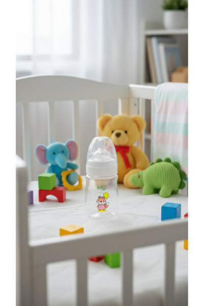 BiTree Baby Bitree 803 Pembe Geniş ağızlı PP biberon 150 CC 0-6 Ay