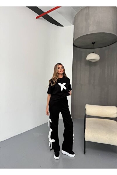OEM Black Tracksuit with Bows - Size S (INTL)