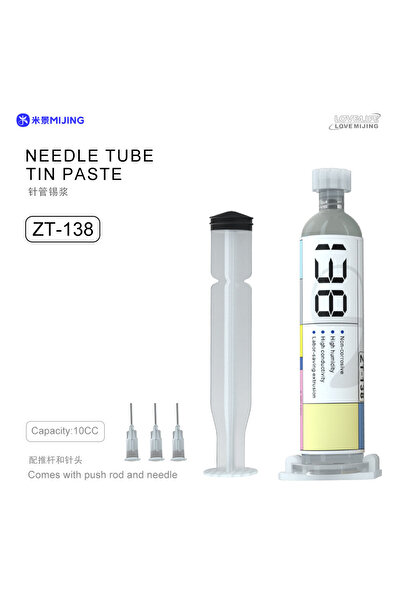 UralTeknik Mijing 138 Derece 10 cc Şırınga Sıvı Lehim