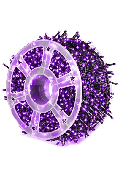 OEM Instalație brad de Crăciun, 240 de luminițe, 50 m, violet