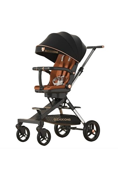 LEIBOO Folding Sport Stroller, 6-36 Months, 3 in 1, Reversible, Tray, Sleeping Position, Seat Belt,