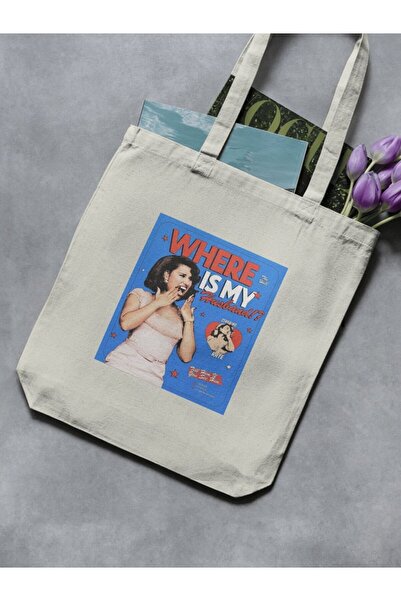 redame Raye Where Is My Husband Kpop Y2K Retro Cloth Bag Tote Bag