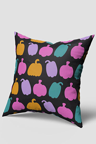 EsnafAli Многоцветна калъфка за възглавница с тиквен мотив