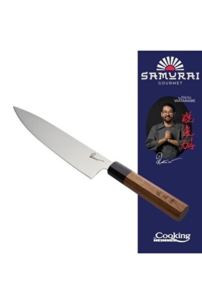 Heinner Professional Chef's Knife, blade length 20 cm, total length 34 cm, by chef Rikito Watanabe