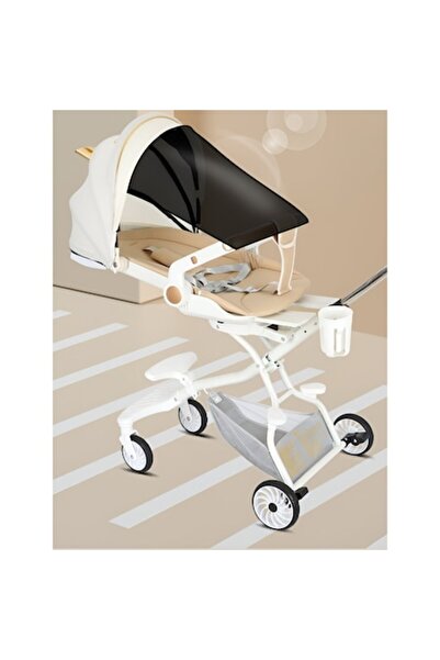 LEIBOO Foldable Sport Stroller, 6-36 Months, 3 in 1, Reversible, Tray, Sleeping Position, Seat Belt