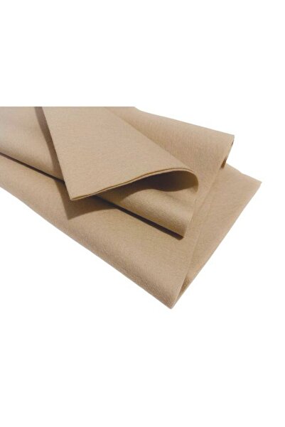 feltland Fetru/pasla din lana 100%, moale 1.2mm, 50*160cm - bej