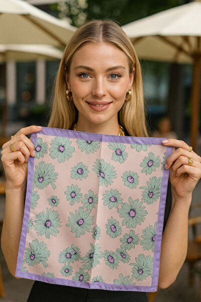 FELLMENS FLR38 Eșarfă de damă cu model 50x50 cm