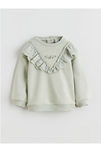 LC Waikiki plus hanorac și jambiere cu volane pentru fetiță, sezon nou