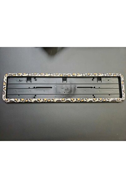 ZeuZ Taşlı Plakalık Taş Kaplı Araba Plakalığı ön ve arka 2 adet