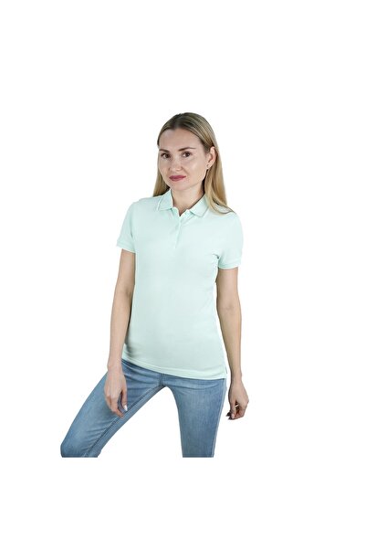 Giordano Women's Cotton Lycra Slim Fit Solid Polo