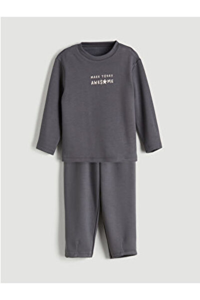 LC Waikiki Plus New Season Crew Neck Baby Boy Sweatshirt and Sweatpants 2-Pie...