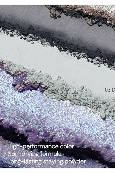 Flower Knows Deep Sea Palet,6'lı Far, Allık, Aydınlatıcı, Dumanlı Gri ve Gümüş Işıltılar