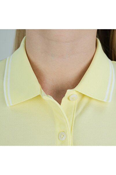 Giordano Women's Cotton Lycra Slim Fit Solid Polo