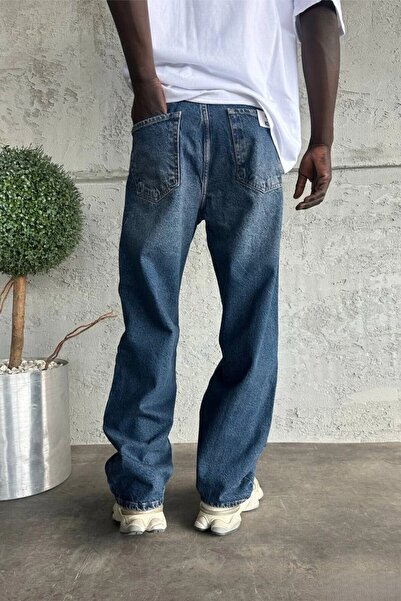 MADZEYMODA Чоловічі Relax Baggy Сині джинси KE-925