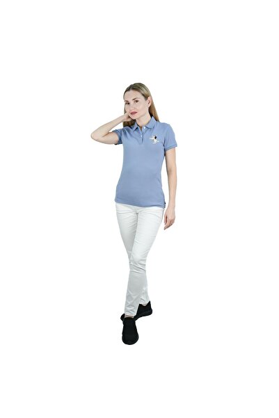 Giordano Women's Slim Fit Napoleon Embroidery Polo