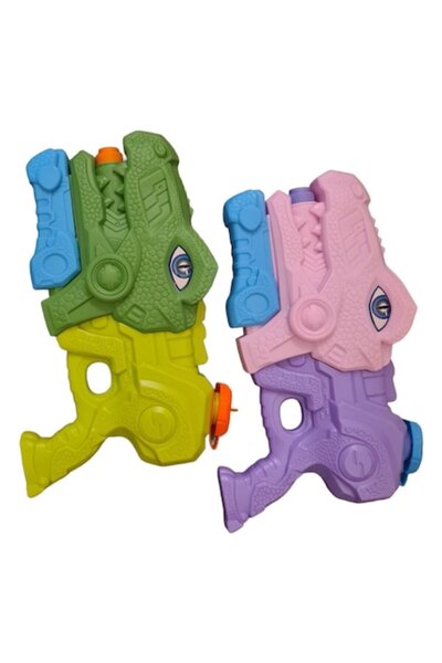 GOLD MARKET Set 2 pistoale cu apă pentru copii, tip dinozaur, rezervor de 660...