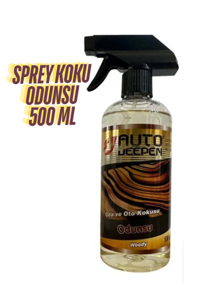 AutoDeepen Odunsu Sprey Oto Koku Ve Oda Kokusu 500 ml Araba Kokusu