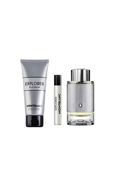 Montblanc Explorer Platinum Gift Set + Shower Gel